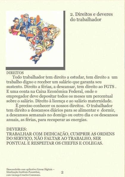 Revista Digital - Escola M. Ana Maria - Cartilha do Trabalhador