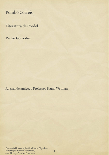 Pombo Correio         -         Literatura de Cordel