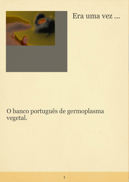 História do Banco Português de Germoplasma Vegetal