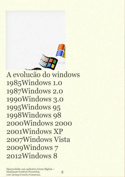 Evolução do sistema operativos